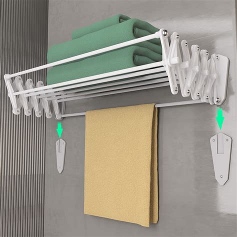 wall mounted drying rack amazon|foldable wall drying rack.